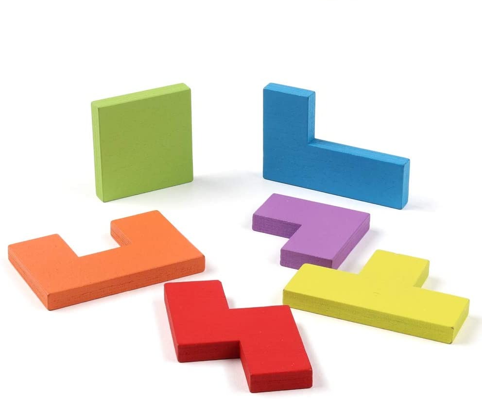 Woods™ - Brain teaser for børn - Montessori Tetris puslespil