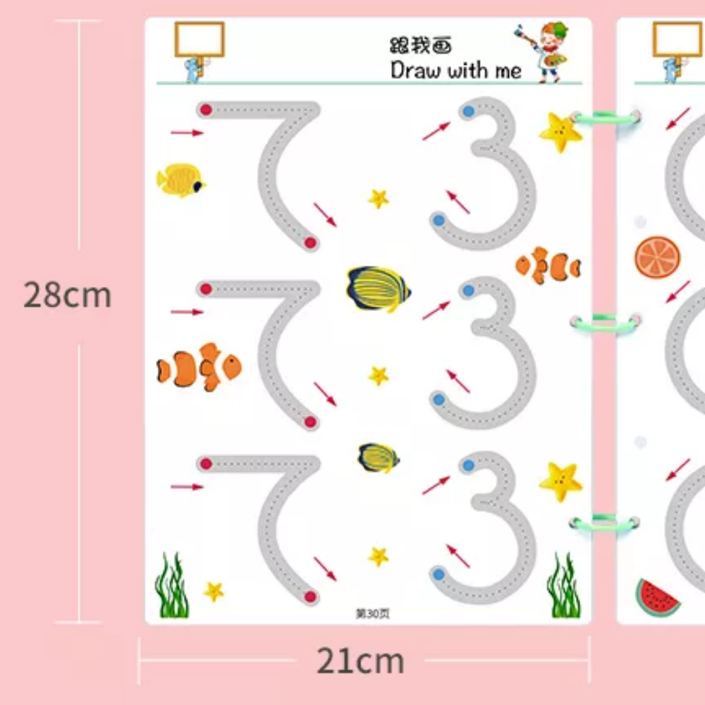 Line Book™ | Den første introduktion til at skrive - Writing Book