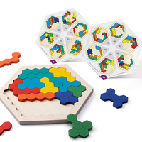 Thumbnail for Hexagon Puzzle™ - Uendelige løsninger - Geometrisk puslespil
