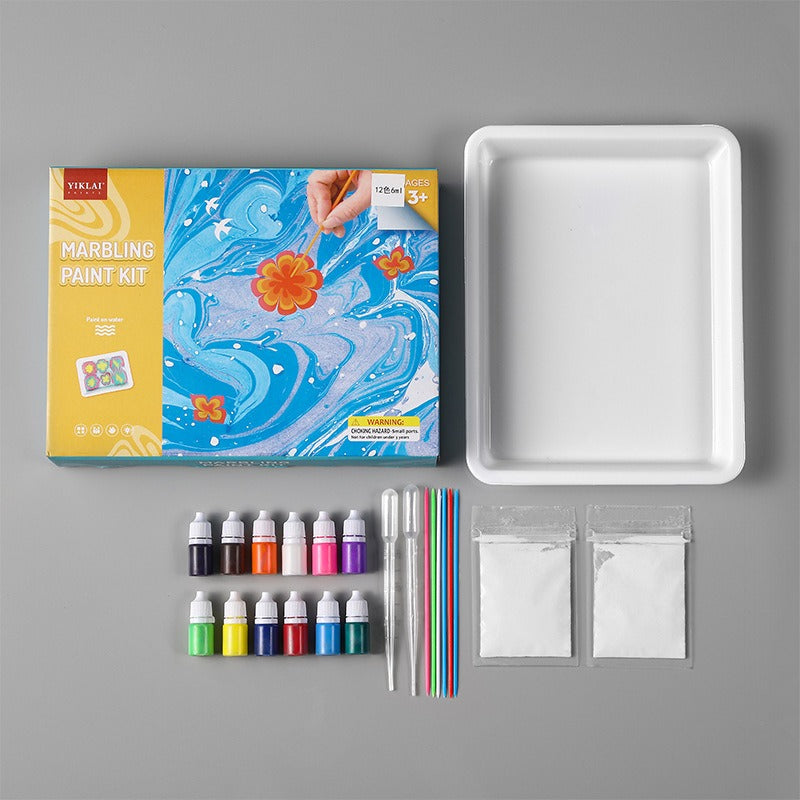 Water Marbling Paint Set™ - Farverige vandbaserede kunstværker - Malingssæt