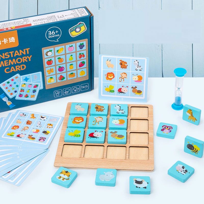 Memory Card Game™ | Braintrainer for de små - Puslespil