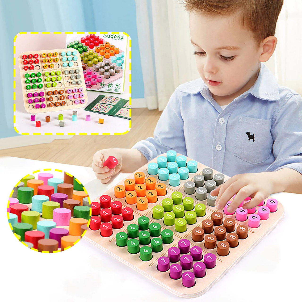 Woods™ - timevis af sjov! - 3D sudoku i træ
