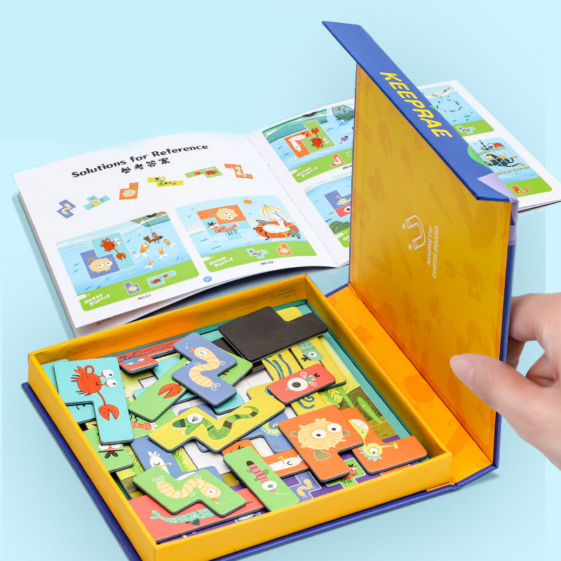 OceanPuzzle™ - Opdag alle vennerne i havet! - Ocean dyr puslespil