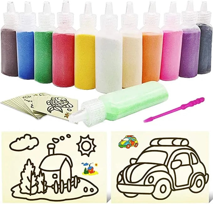 DIY Painting™ - Kreativ med sand - Sand Painting sæt