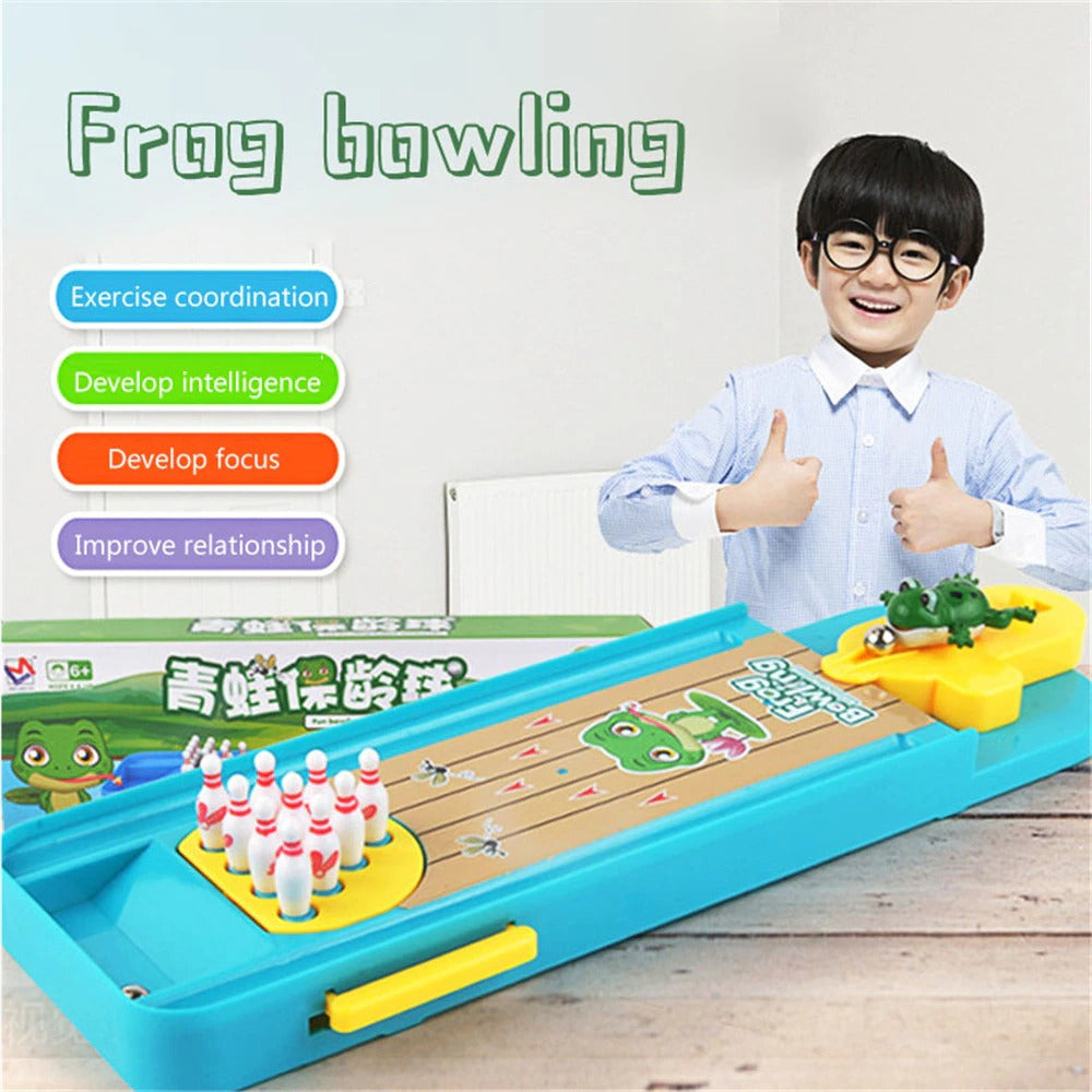 Frog Bowling™ - Fremmer motorikken - Mini bowlingbane