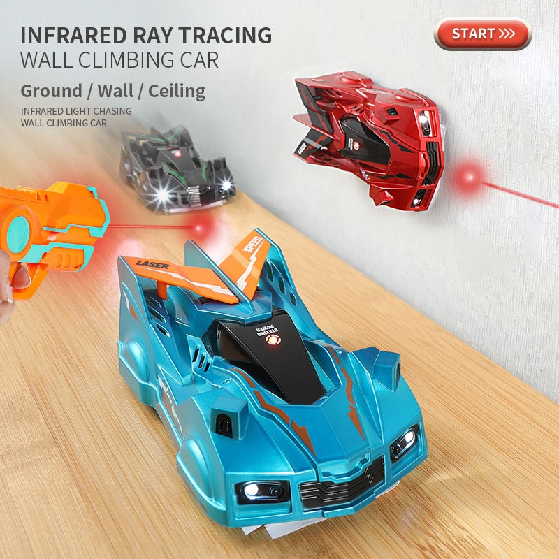 Laser Car™ - Kør over vægge med en laserstråle - Styrbar bil