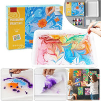 Thumbnail for Water Marbling Paint Set™ - Farverige vandbaserede kunstværker - Malingssæt