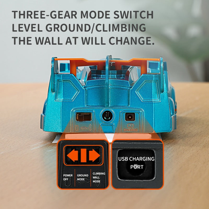 Laser Car™ - Kør over vægge med en laserstråle - Styrbar bil