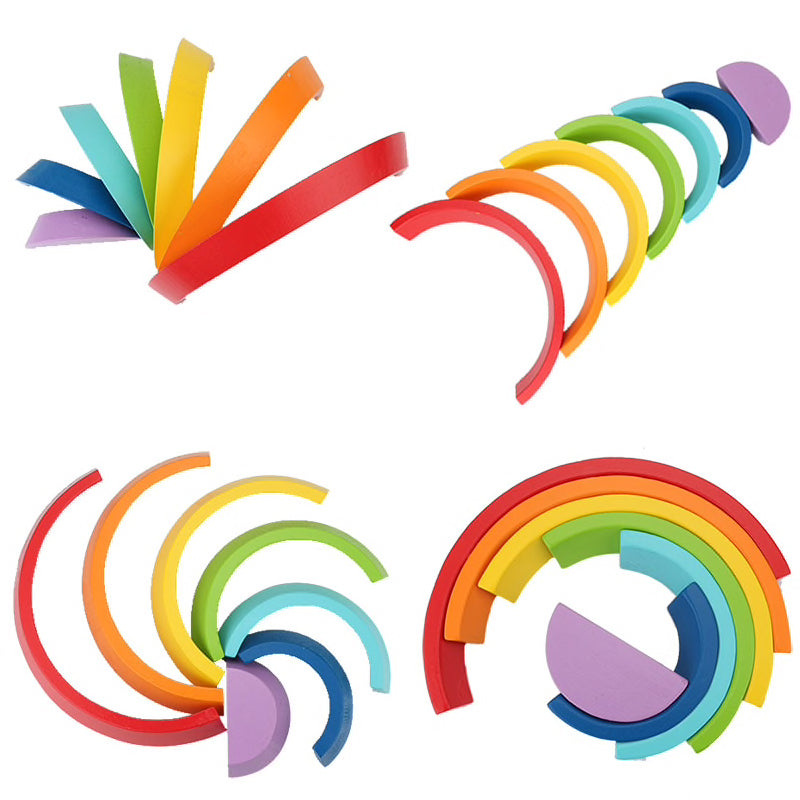 Woods™ | Montessori regnbue i træ